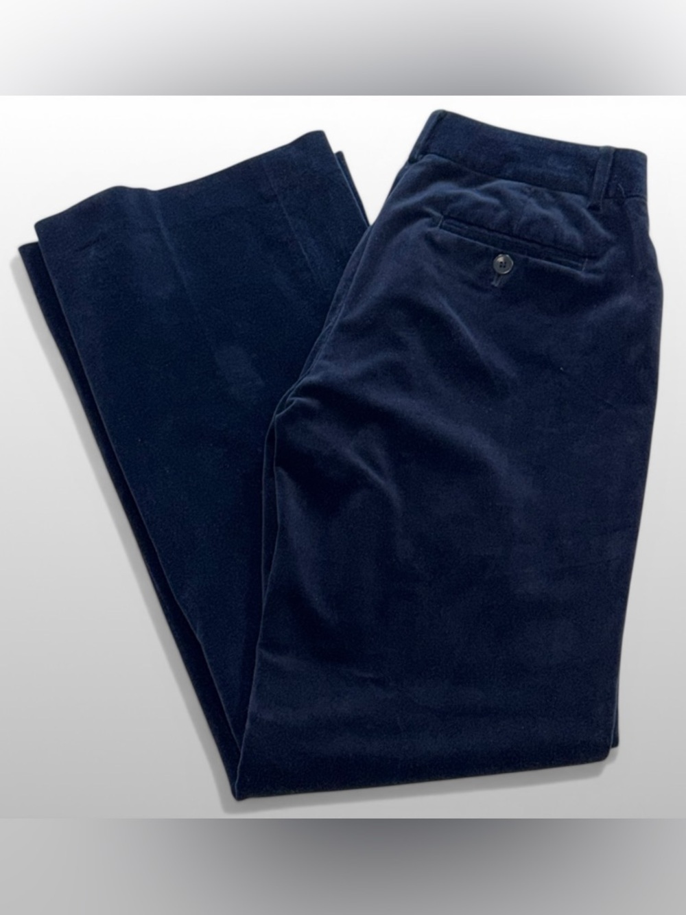 Victoria’s Secret Body by Victoria Velvet Pants Christie Fit Navy Blue Bootcut
